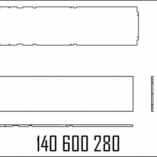 140600280 - SIDE PANEL LEFT Z.COLUMN EM MPD SK MR